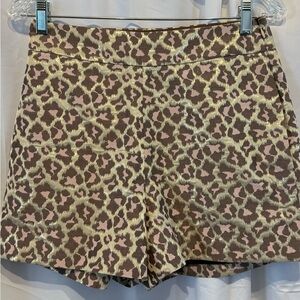 J Crew Leopard Print Women Shorts